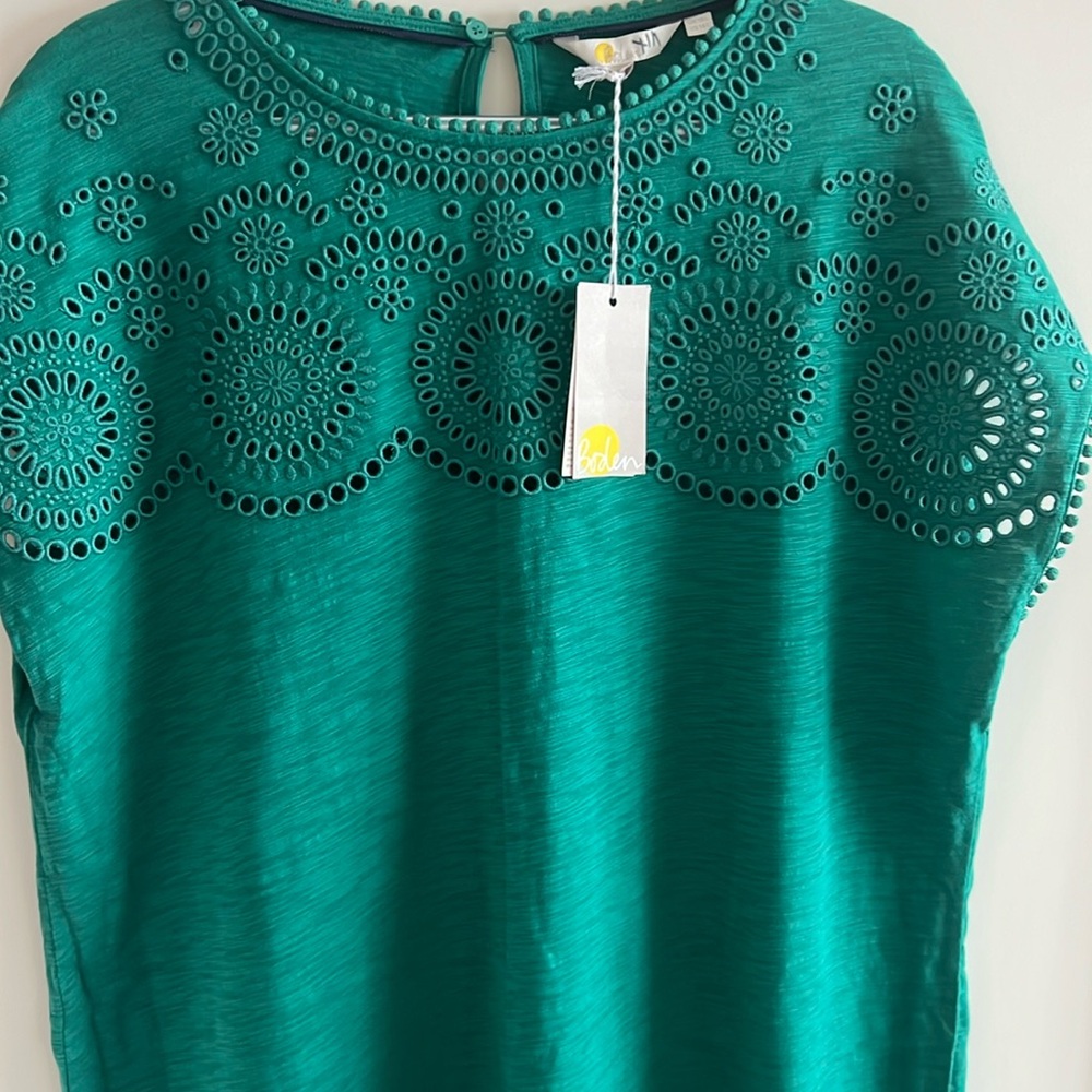 Boden Dress Green Short Sleeves